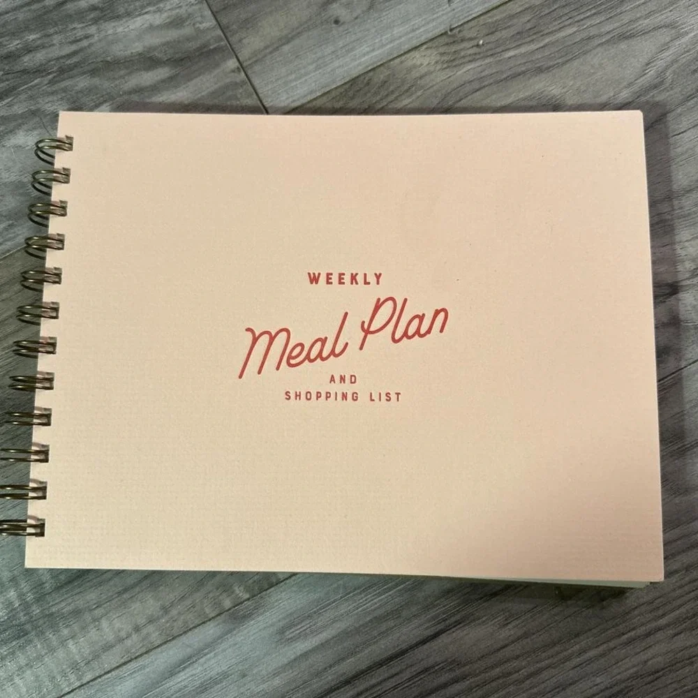 New Weekly Meal Plan & Shopping‎ List Journal